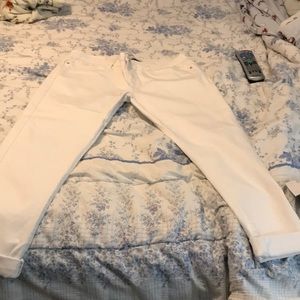 Just black white jeans with tags